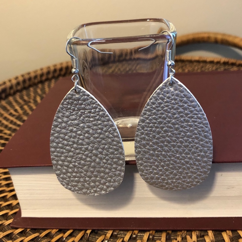 Vegan Leather Earrings